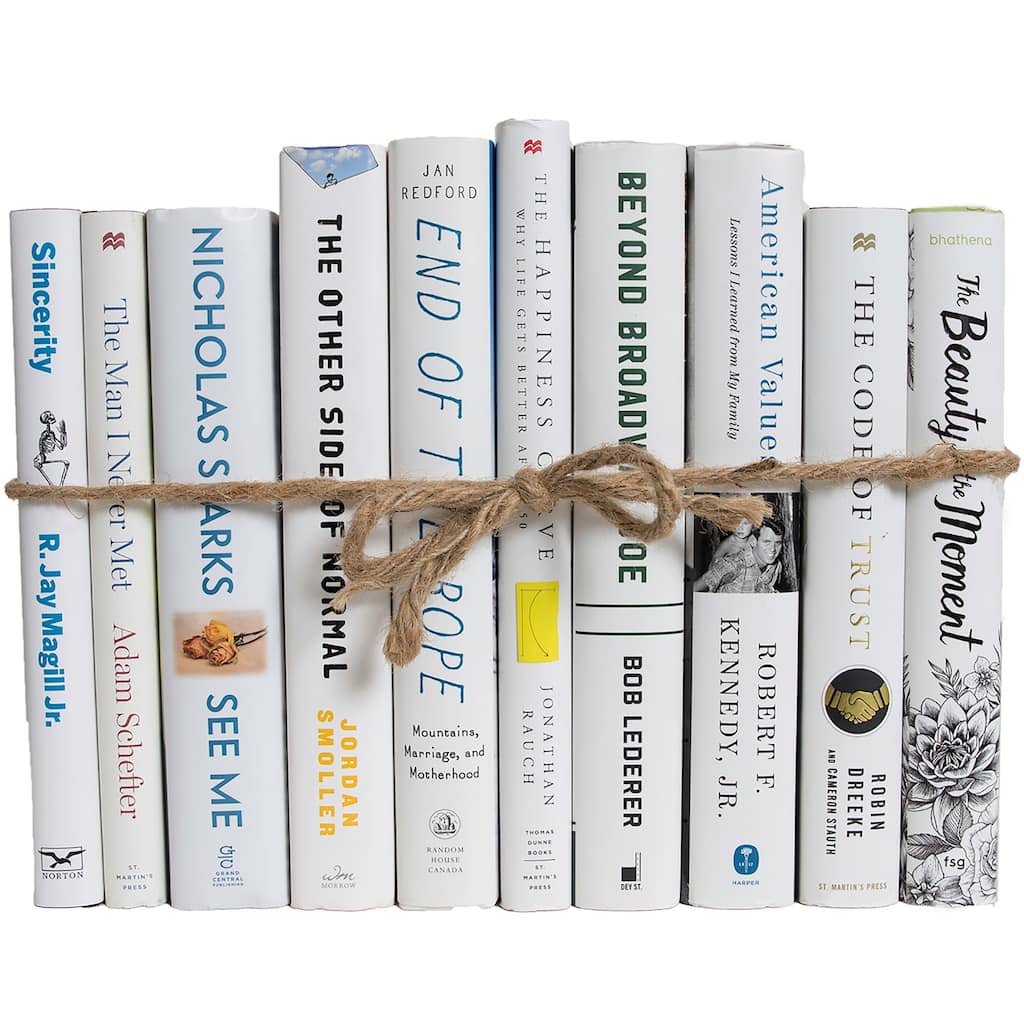 Books White Decorative Accessories: Blizzard Dust Jacket ColorPak