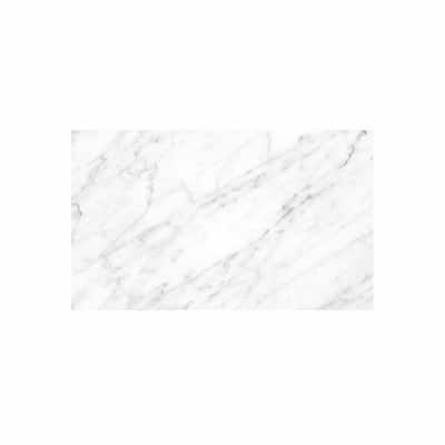 Carrara Marble Vanity Top - Vessel Sink Cutout (Top Only)