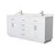 Option White / Giotto Quartz Top / Brushed Nickel