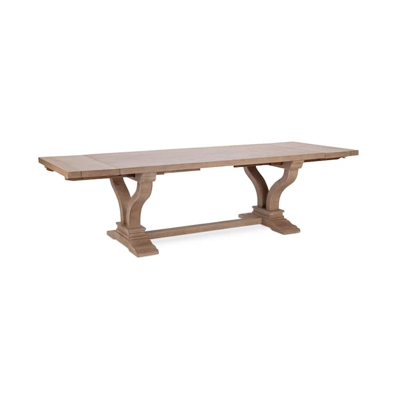 Classic Home Alexander 110" Extendable Reclaimed Pine Dining Table