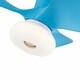 preview thumbnail 5 of 13, Blue Reversible Flush Mount Ceiling Fan Light with Remote