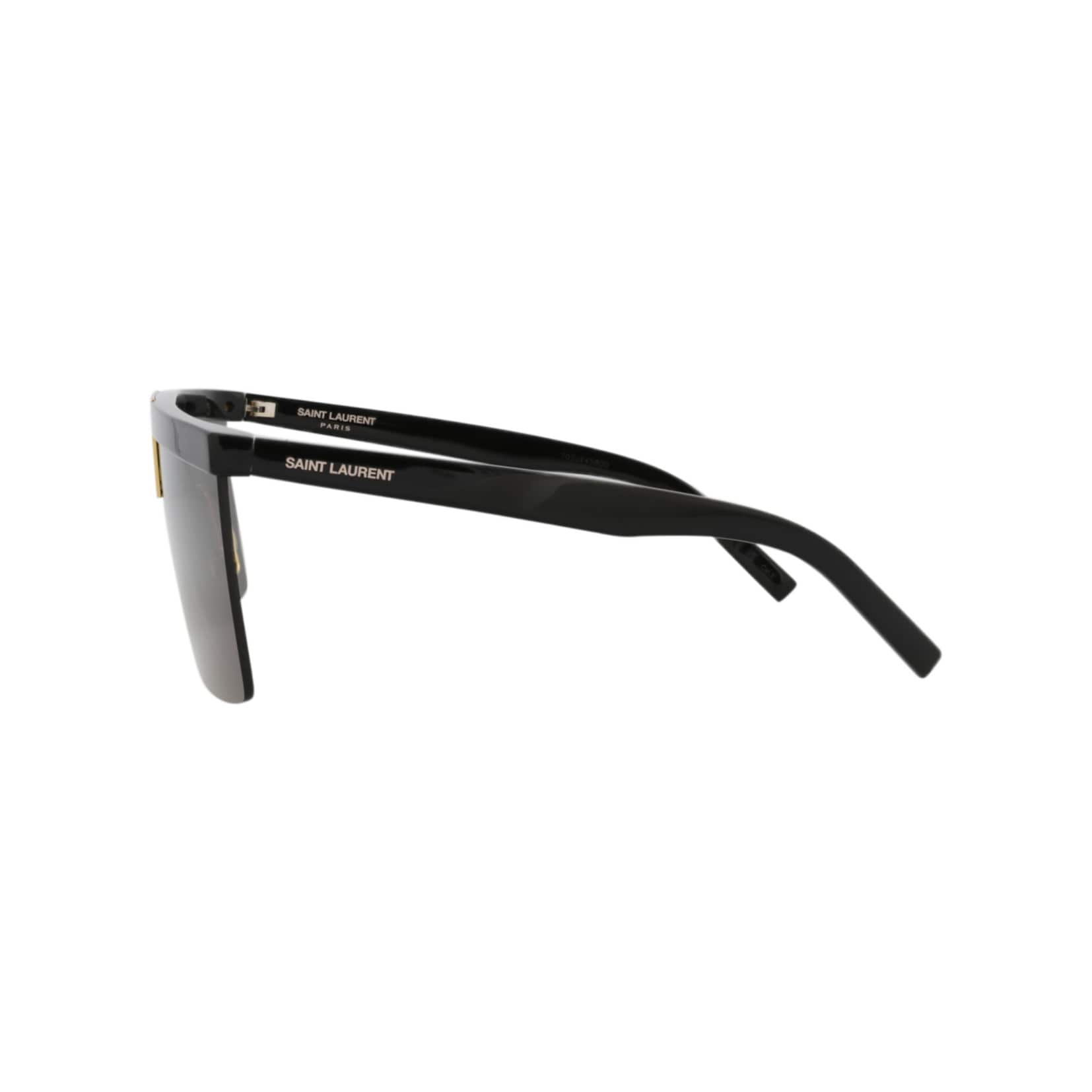 Saint Laurent Shield-Frame Injection Sunglasses Black Womens SL 914 in Black | Saint Laurent | YSL US | ID = 870335Y99581000 main image 3
