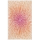preview thumbnail 69 of 89, SAFAVIEH Evoke Juli Abstract Boho Burst Rug 3' x 5' - Fuchsia/Cream - Rectangle