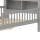 preview thumbnail 31 of 74, Safe Kids Bed Platform Bed Twin Size Wood Bed Frame with Storage Headboard and 2 Drawers Under, 3-Side Guardrails for Boys Girls