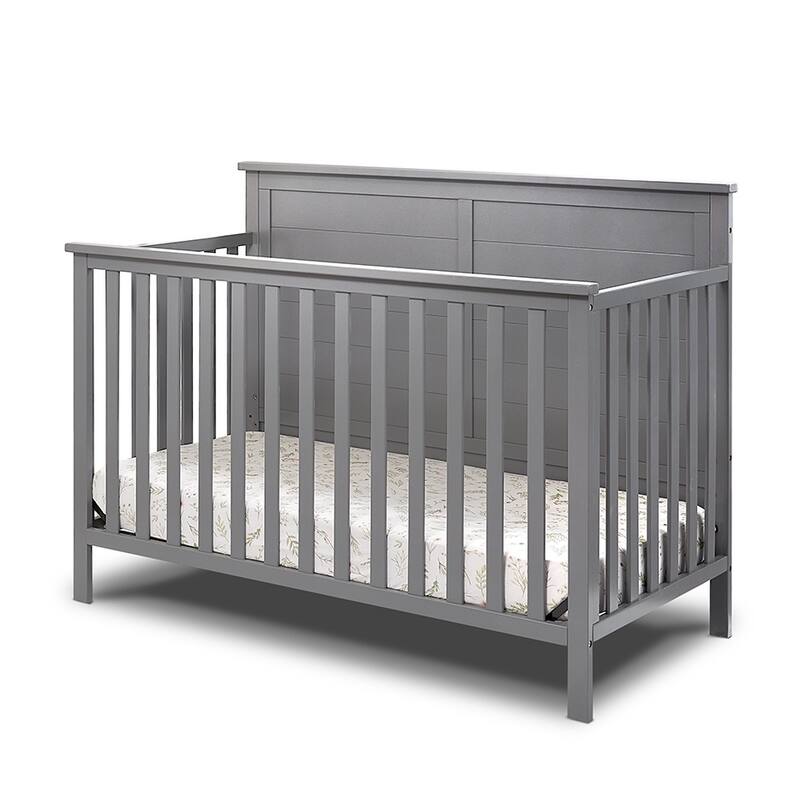 Sorelle Furniture Ashley 4-in-1 Convertible Crib - N/A - Grey