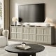 preview thumbnail 25 of 49, Multifunctional Minimalist Side Cabinet with 3D Design