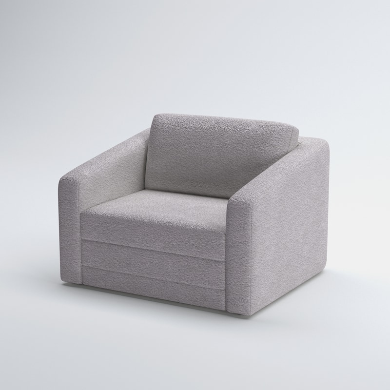 Artdeco Home - Pala Sherpa Convertible Sleeper Arm Chair Bed