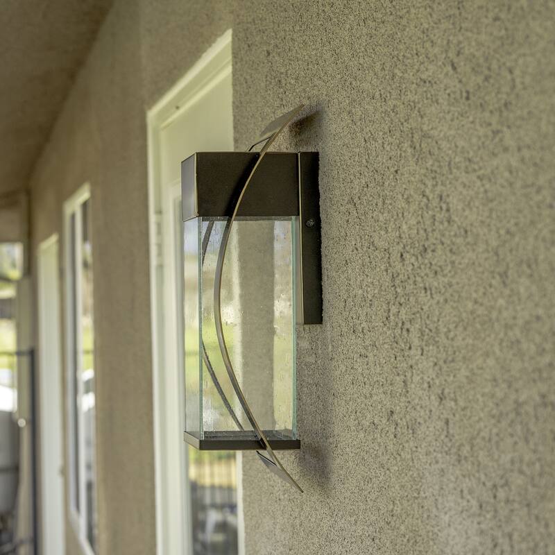 LED Light Outdoor Wall Lantern in Imperial Black