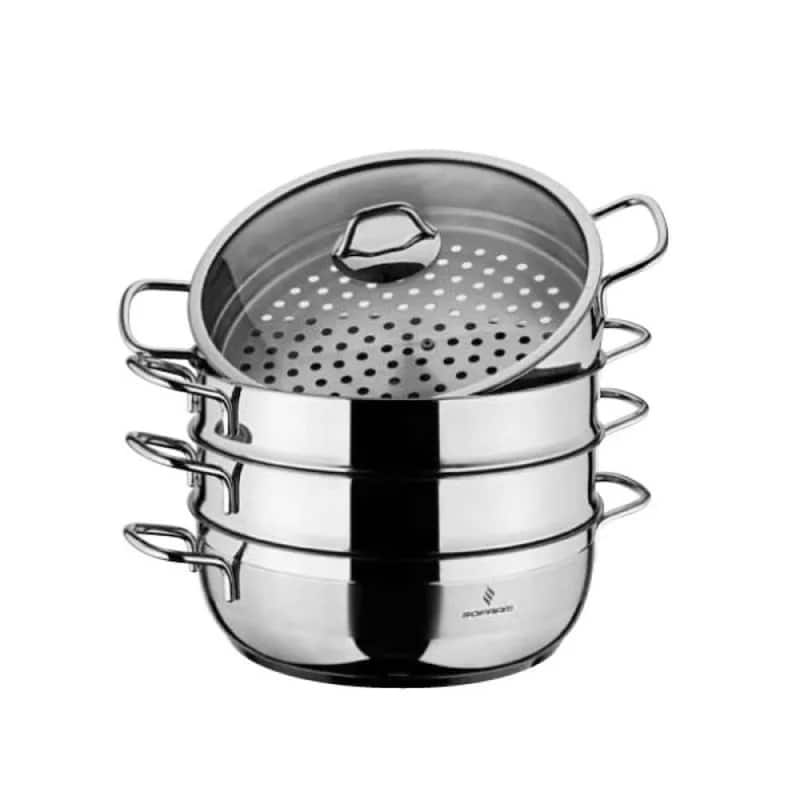 Sofram 18/10 Stainless Steel 3 Layer Dumpling Steamer