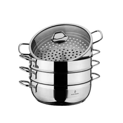 Sofram 18/10 Stainless Steel 3 Layer Dumpling Steamer
