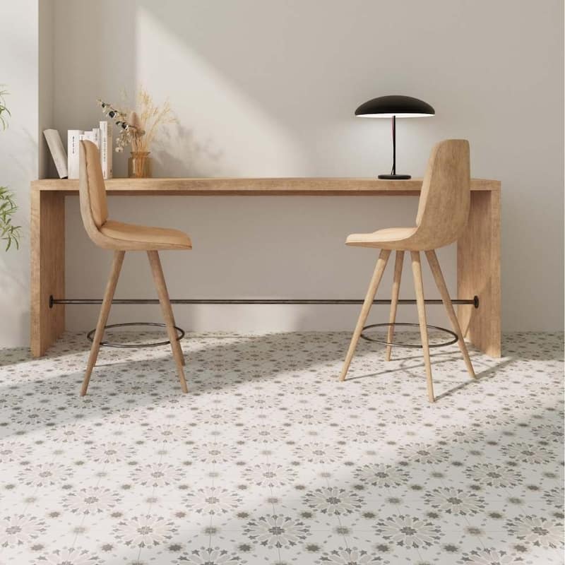 The Tile Life Dahlia 6x6 Matte Porcelain Floor & Wall Tile