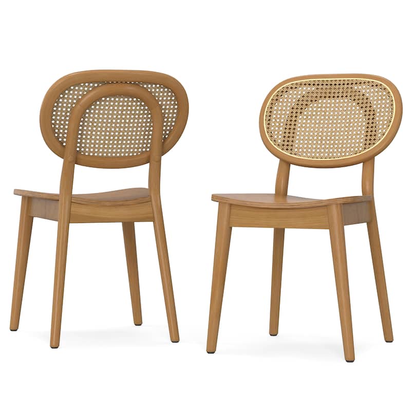 Wyndenhall Nia Contemporary Dining Chair (Set of 2) - 21.7" D x 18.1" W x 32.7" H