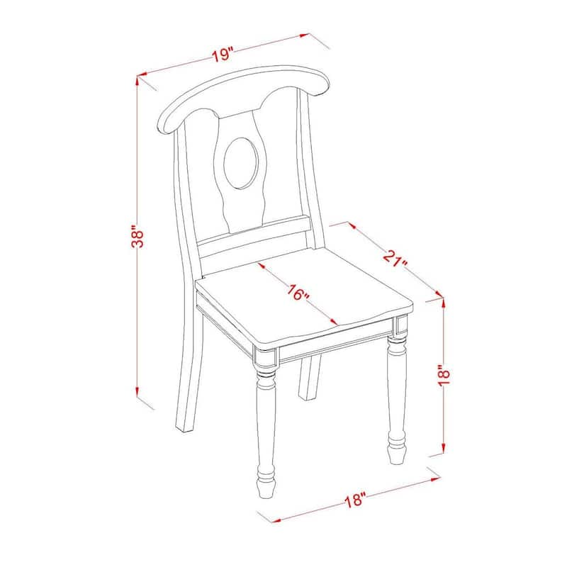 East West Furniture Table Set Consist of an Oval Table with Butterfly Leaf and Dining Chairs (Chair Seat Type Options)