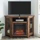 preview thumbnail 10 of 15, Middlebrook 48-inch Corner Fireplace TV Stand Rustic Oak