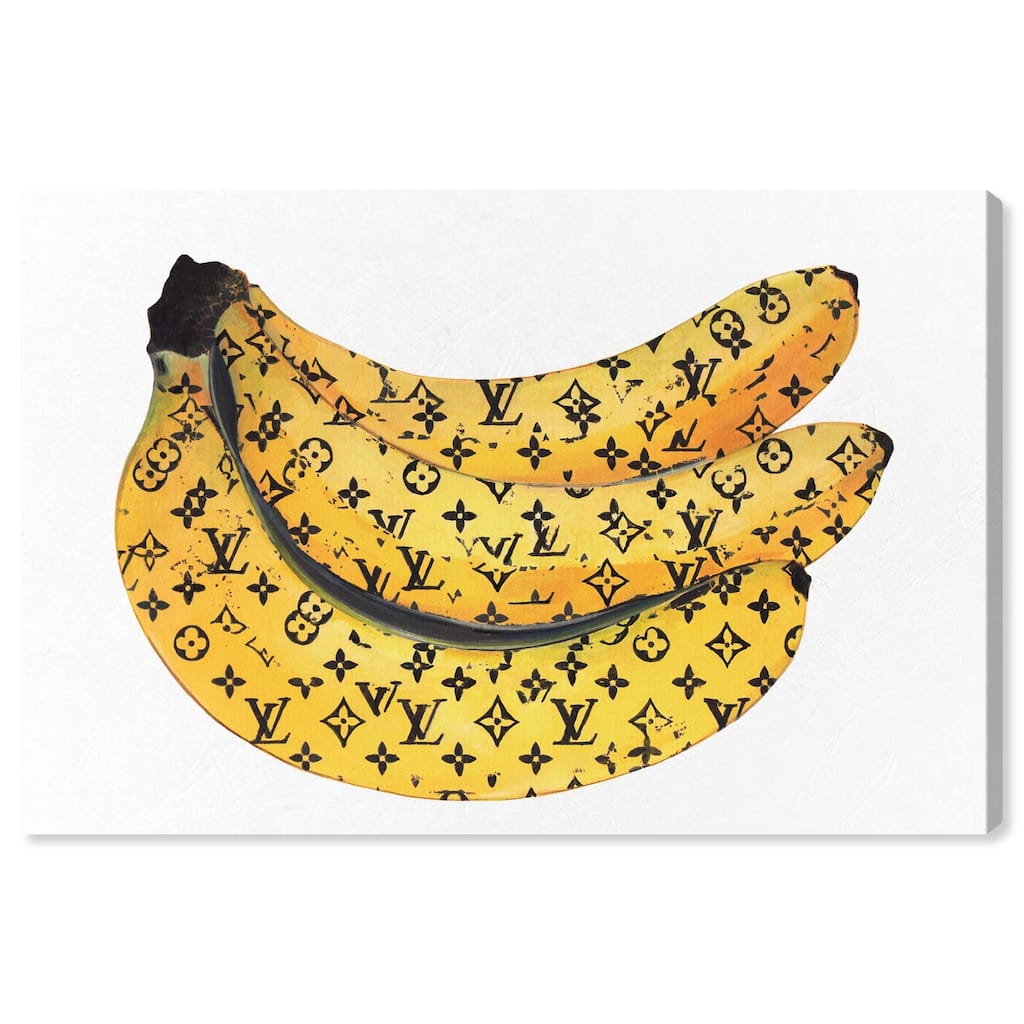 Fashion Bananas Canvas by Art Remedy, Gallery Wrapped