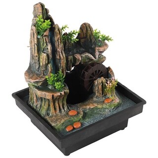 Indoor Rockery Waterfall Fountain with Goldfish - Bed Bath & Beyond ...