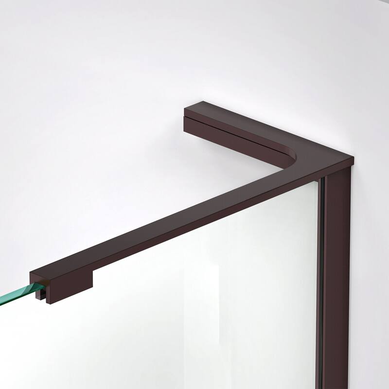 DreamLine Prism Plus 40 in. x 40 in. x 72 in. Frameless Hinged Shower Enclosure - 40" x 40"