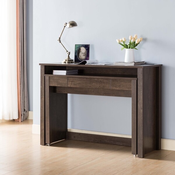 Sideboard with top pull out desk