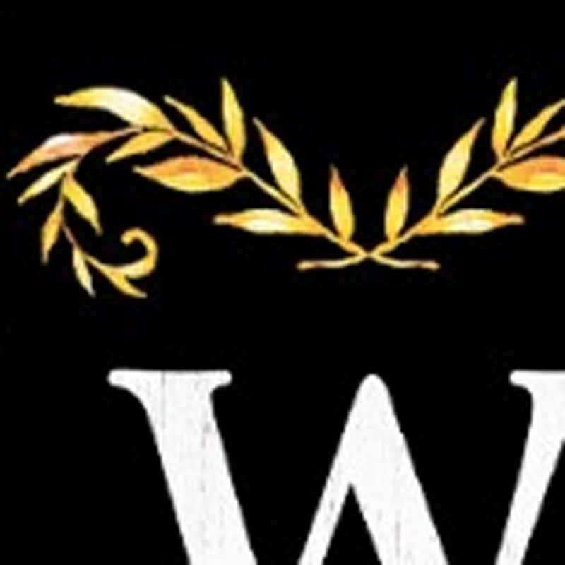 HomeRoots 72" Black White Yellow And Orange Solid Wood Porch Sign