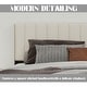 preview thumbnail 69 of 91, Caxkun Upholstered Platform Bed Frame with Wingback headboard