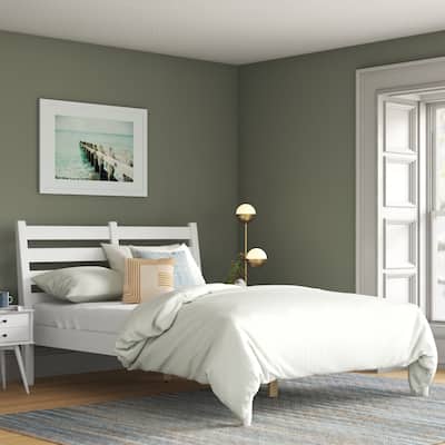 Mid-Century Slat Bed - Full Size