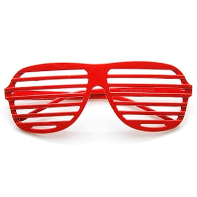 Kanye Shutter Shades Venetian Blind Glasses Retro 80S Style Novelty 9112