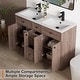 preview thumbnail 107 of 112, 36"/48"/60"/72" Bathroom Vanity Set with Sink & Faucet