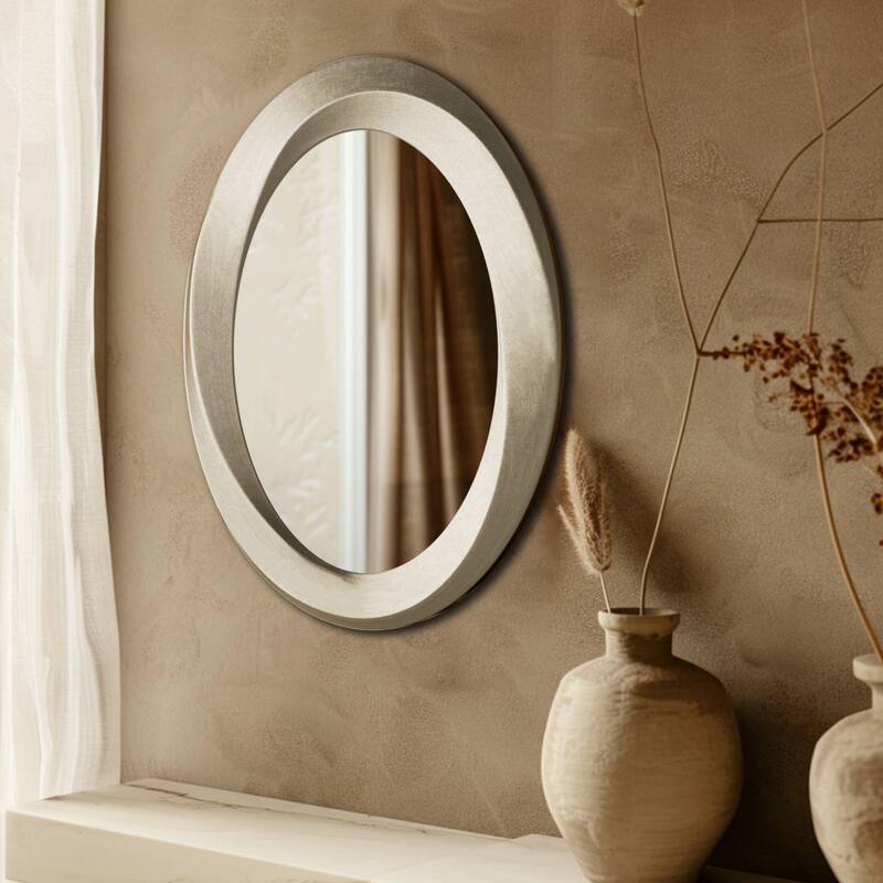 Antique Gold Retro Decorative Framed Wall Mirror - 24" W x 32" H x 1"