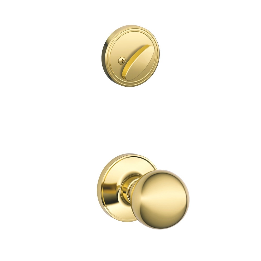 Dexter Schlage JH59 CNA 605 Corona Knob Interior Handle Bright Brass NEW