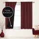 preview thumbnail 47 of 117, Deconovo 100% Full Blackout Double-Layer Rod Pocket Curtains (2 Panels)