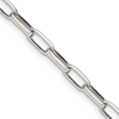 Curata 925 Sterling Silver Solid Polished Link Chain Necklace 5mm Lobster Claw