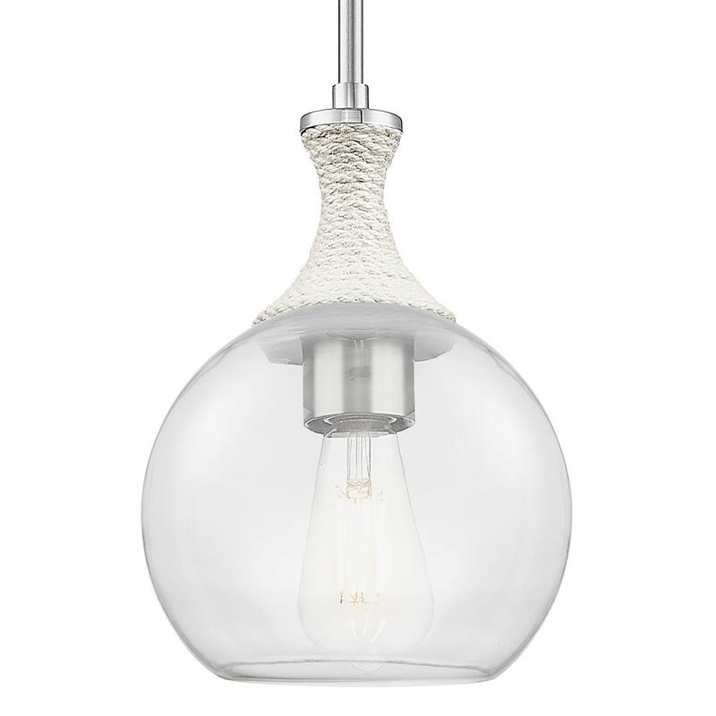 Innovations Lighting 415-1SR-G122-8 Astor 8" Wide Rope Detailed Mini - Satin Nickel