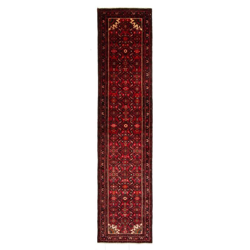 ECARPETGALLERY Hand-knotted Andelz Red Wool Rug - 2'2 x 9'11