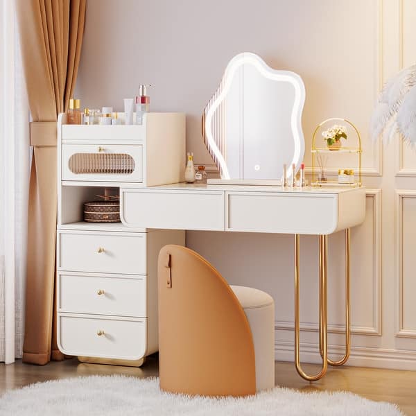 korean style dressing table Korean dressing table with lights.. @topfans