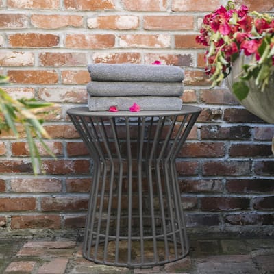 The Novogratz Poolside Gossip Collection Roberta Outdoor/Indoor Side Table