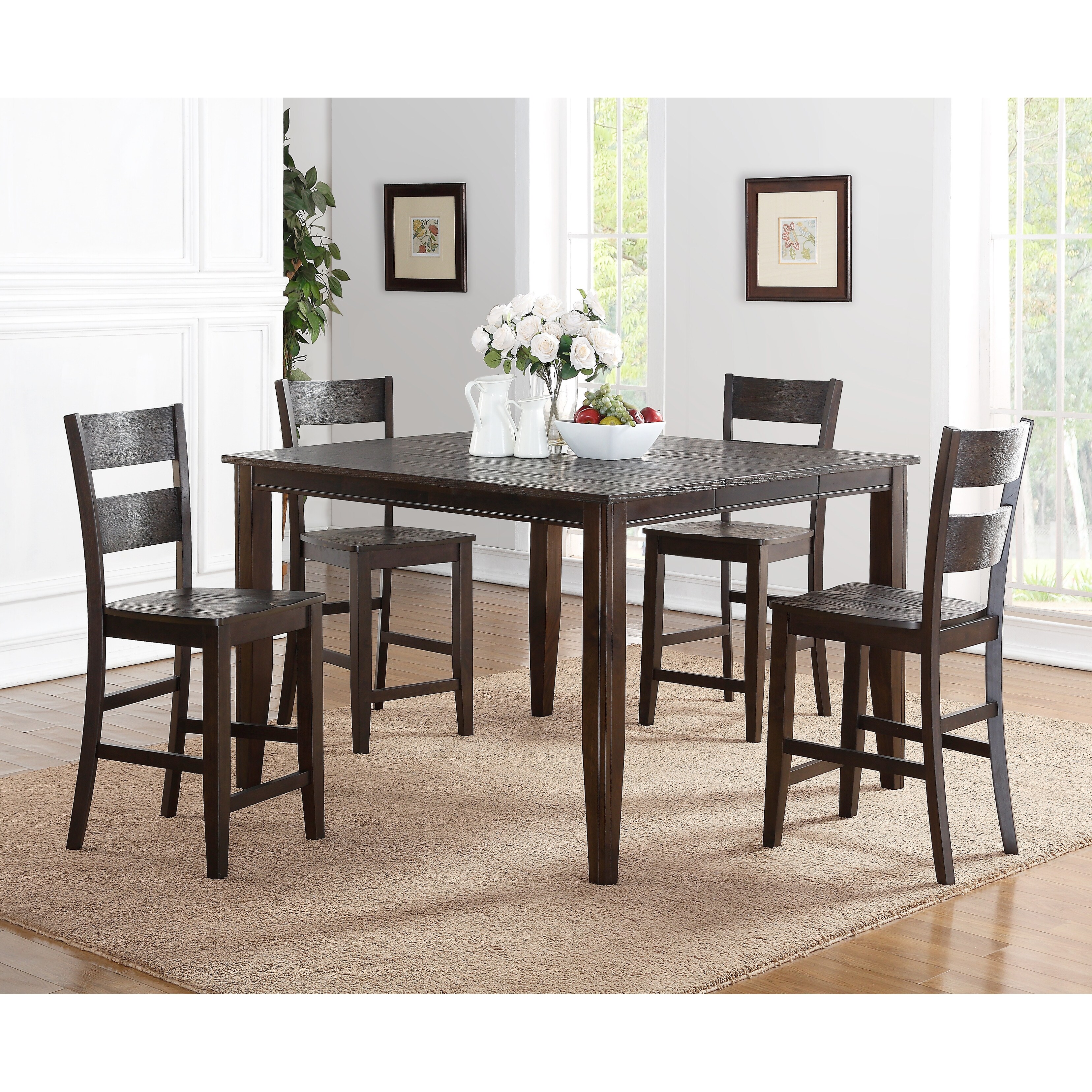 Shop Porch Den Corrina Casual Dining Table Overstock 31591543