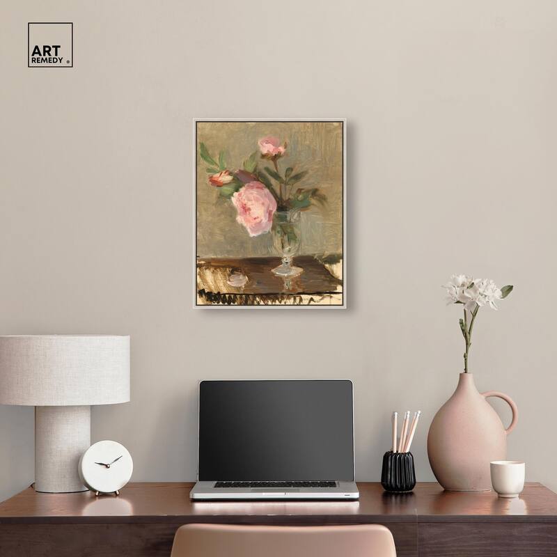 Moristot Peony Canvas by Art Remedy