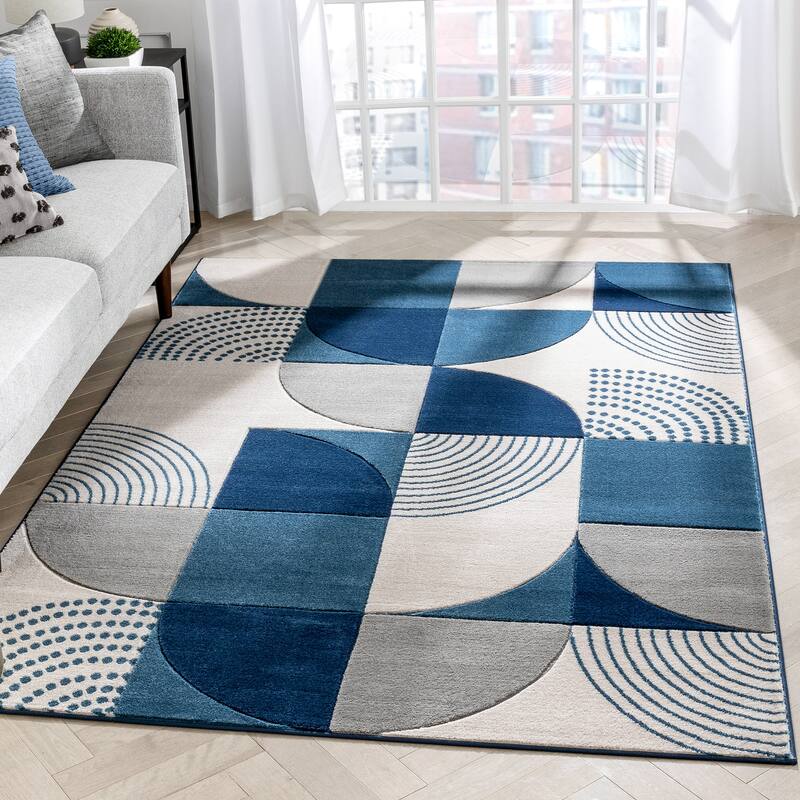 Well Woven Good Vibes Margot Geometric Area Rug