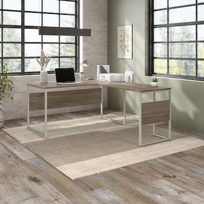 Hybrid 60W x 30D L Shaped Table Desk by Bush Business Furniture