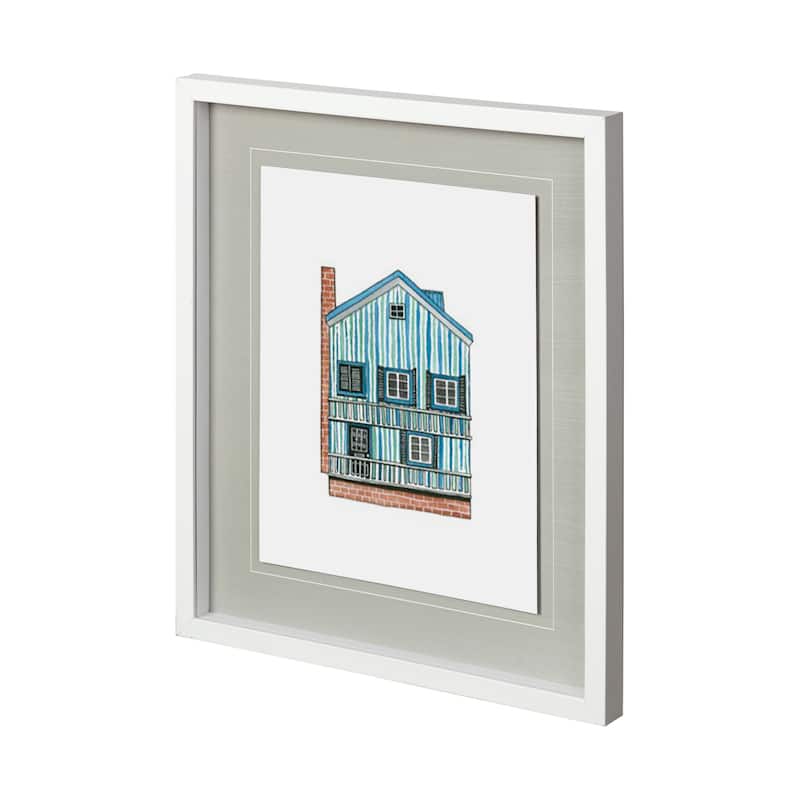 Petit Mansion V Framed Art Print
