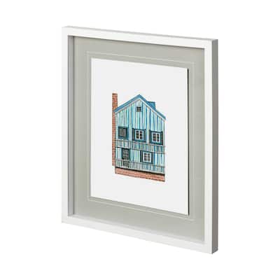 Petit Mansion V Framed Art Print