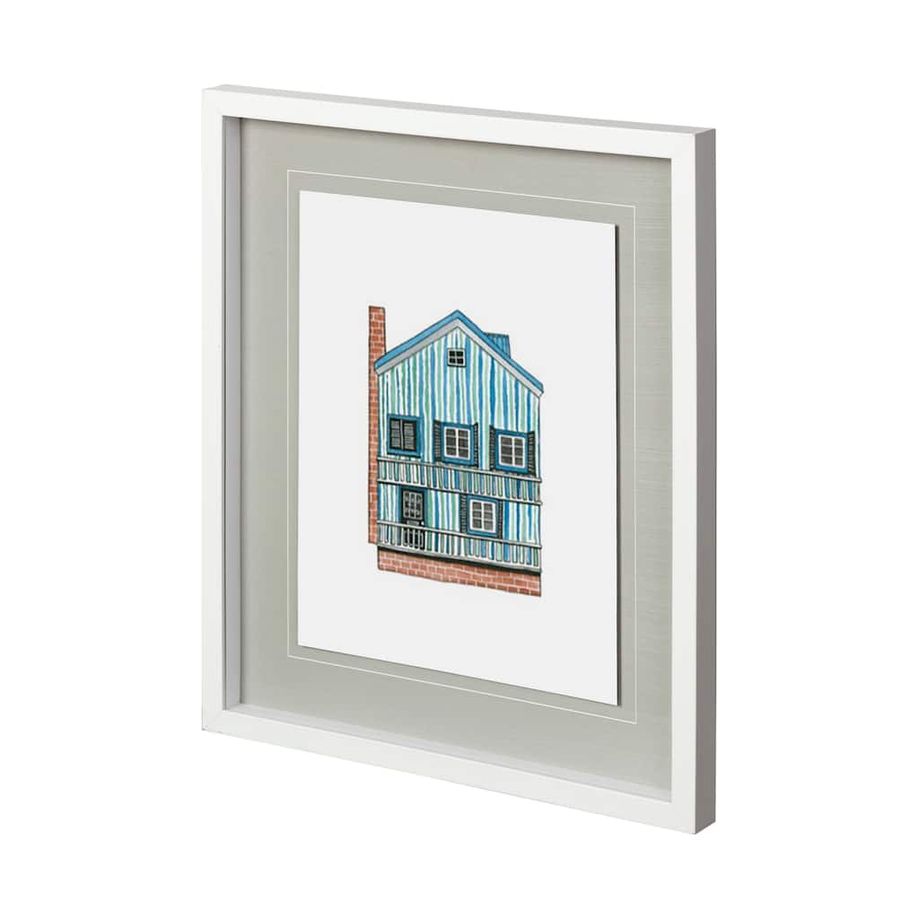 Petit Mansion V Framed Art Print
