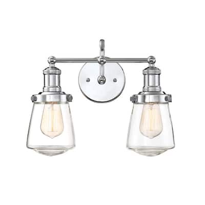 Designers Fountain Taylor 2 Light 15" Wide Bathroom Vanity Light