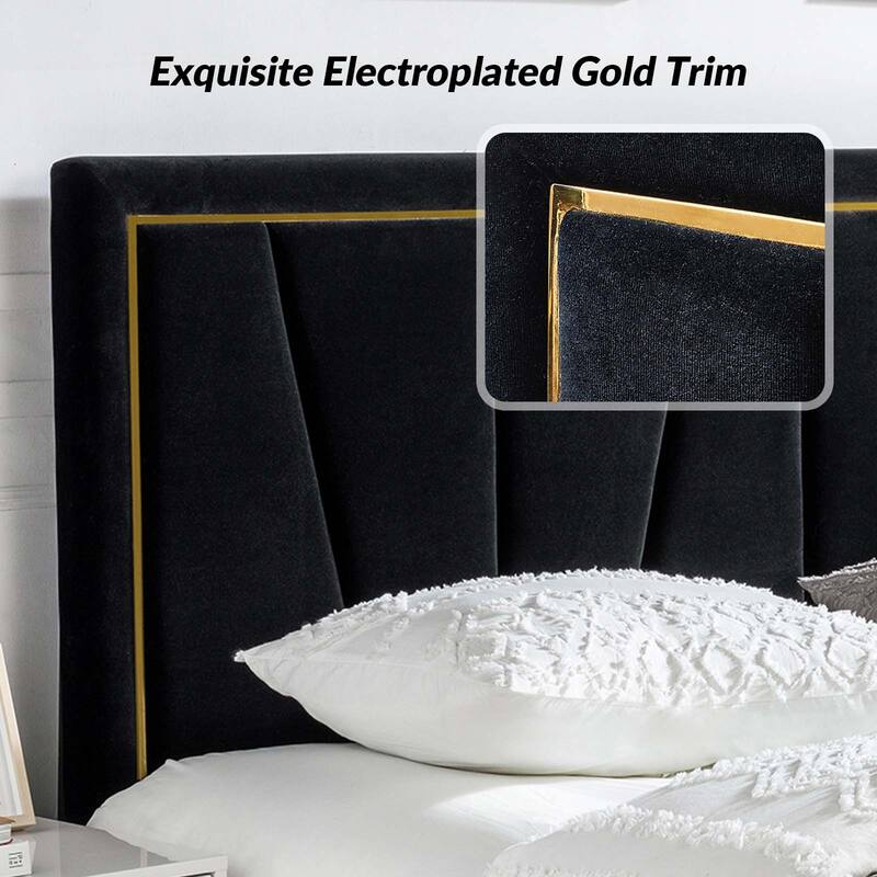 Eberhard Upholstered Tufted Contemporary Adjustable Wall-Mounted Headboard By HULALA HOME