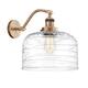 Option Brushed Brass / Clear Deco Swirl