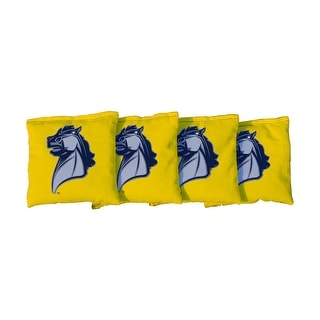 Central Oklahoma Bronchos Cornhole Bags Yellow