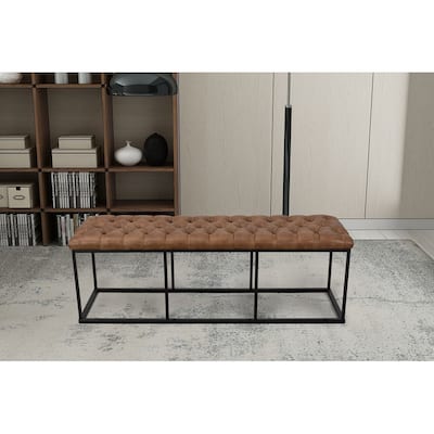 Carbon Loft DeAngelo Faux Leather Decorative Bench