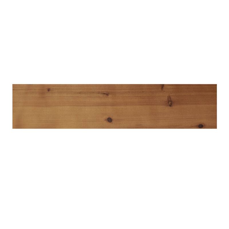 Kate and Laurel Soloman Wood 2 Piece Shelves with Metal Brackets