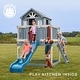 preview thumbnail 5 of 14, Backyard Discovery Beacon Heights Cedar Wooden Elevated Kids Playhouse