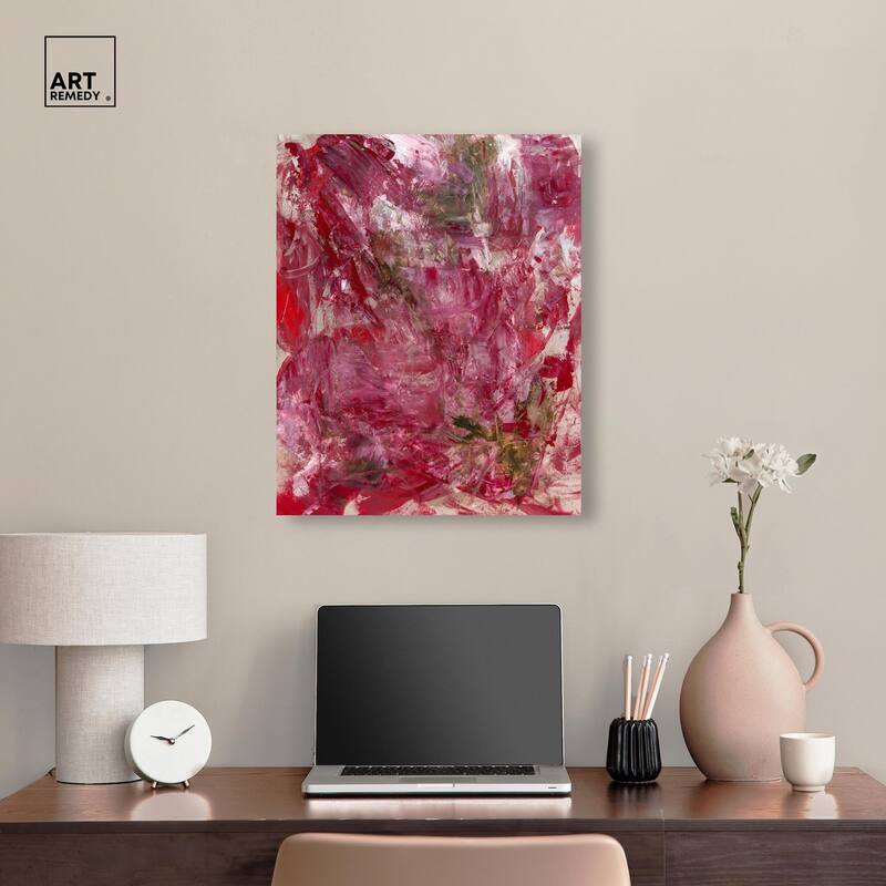 Shades of Red III Canvas by Art Remedy, Gallery Wrapped